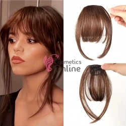 Breton din par artificial cu clips AP405 Saten Mediu cu suvite lateral